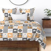 Fearfully and Wonderfully Made - Patchwork woodland quilt top  (V2)