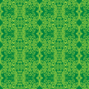 Third Tier Bandana Forest Green Lime