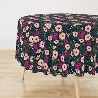 Josie Meadow Floral on Navy