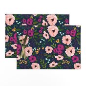 Josie Meadow Floral on Navy