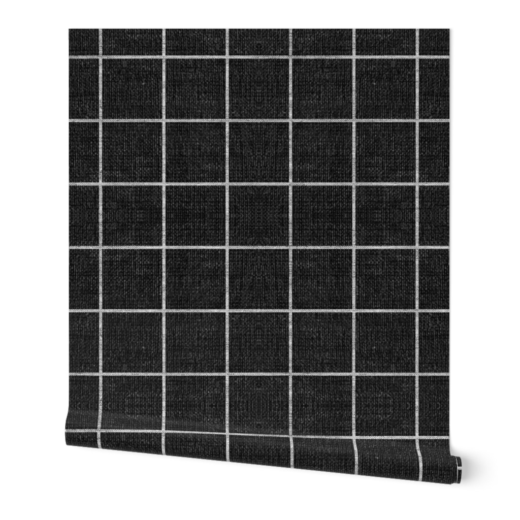 FRENCH_LINEN_GRID_BLACK SMALL