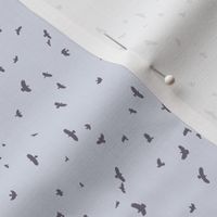 Crows (Gray on Lavender)