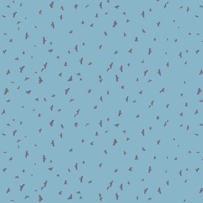 Crows (Gray on Blue)