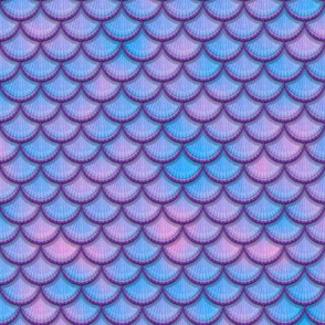 Cotton Candy Mermaid Scales