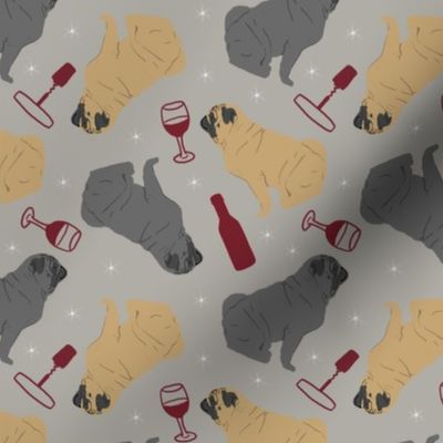 Tiny Pugs - wine