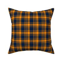 Plaid || The great outdoors - navy and orange