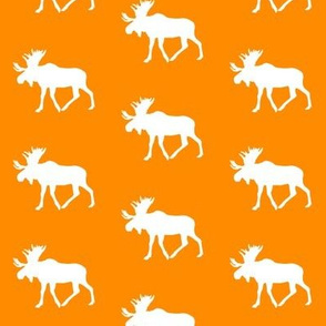 moose on orange (small scale) || the great outdoors collection