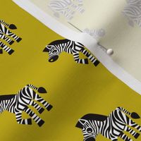 Sweet pastels african zebra safari cool trendy animals design for kids soft gender neutral ochre yellow