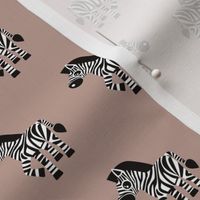 Sweet pastels african zebra safari cool trendy animals design for kids gender neutral beige