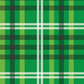 green plaid