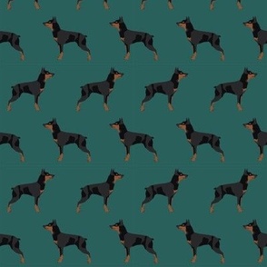 miniature pinscher dog fabric best dogs design - eden green