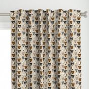 pitbull heads fabric pitbull terrier dog fabrics - sand