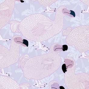 Dodos in Violet - LARGE