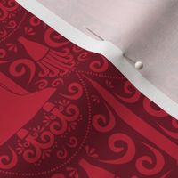 Rocket Science Damask (Red)