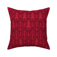 Rocket Science Damask (Red)