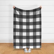 Black 6" Buffalo Plaid 