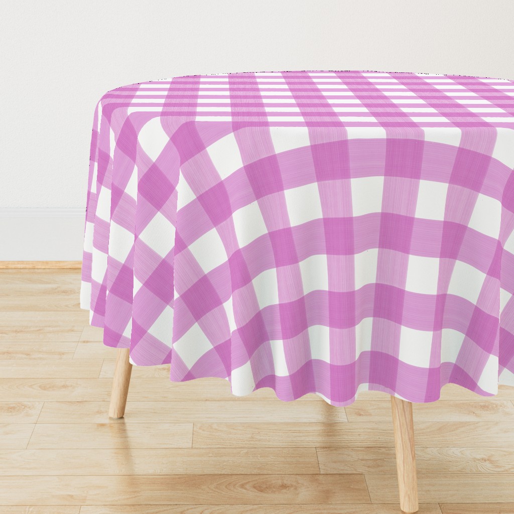 Magenta 3" Buffalo Plaid