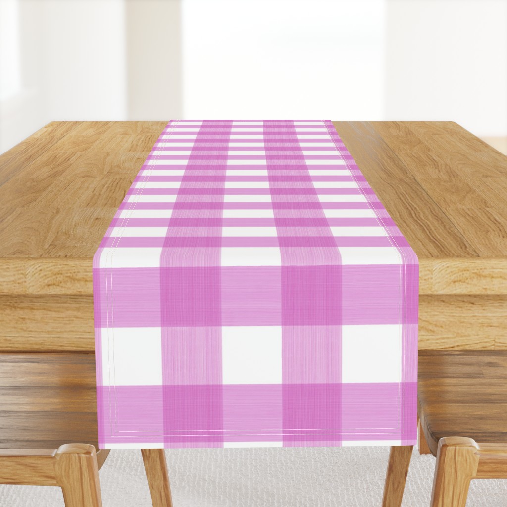 Magenta 3" Buffalo Plaid