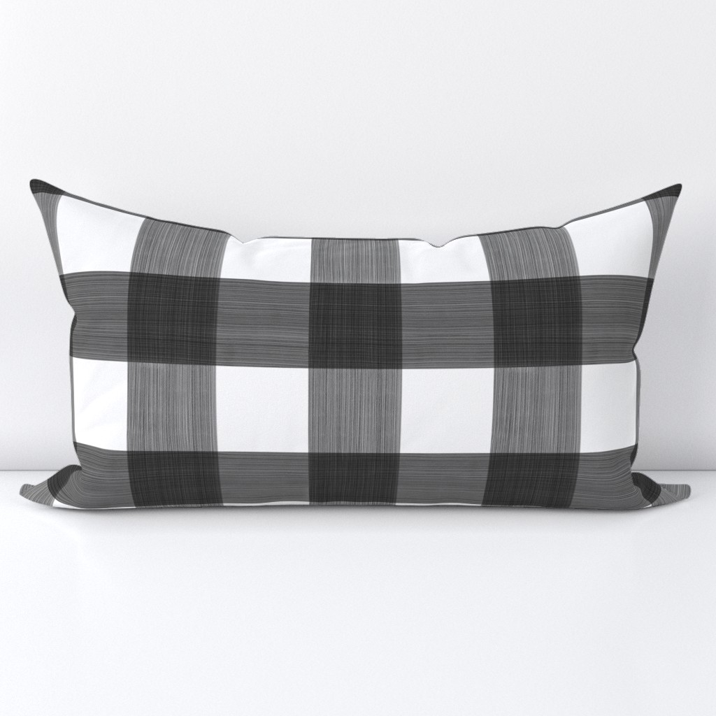 Black 3" Buffalo Plaid 