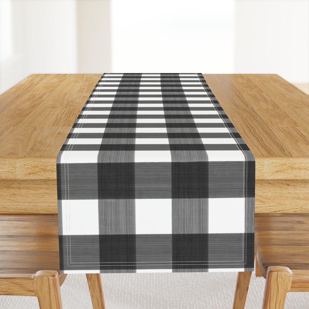 Black 3" Buffalo Plaid 