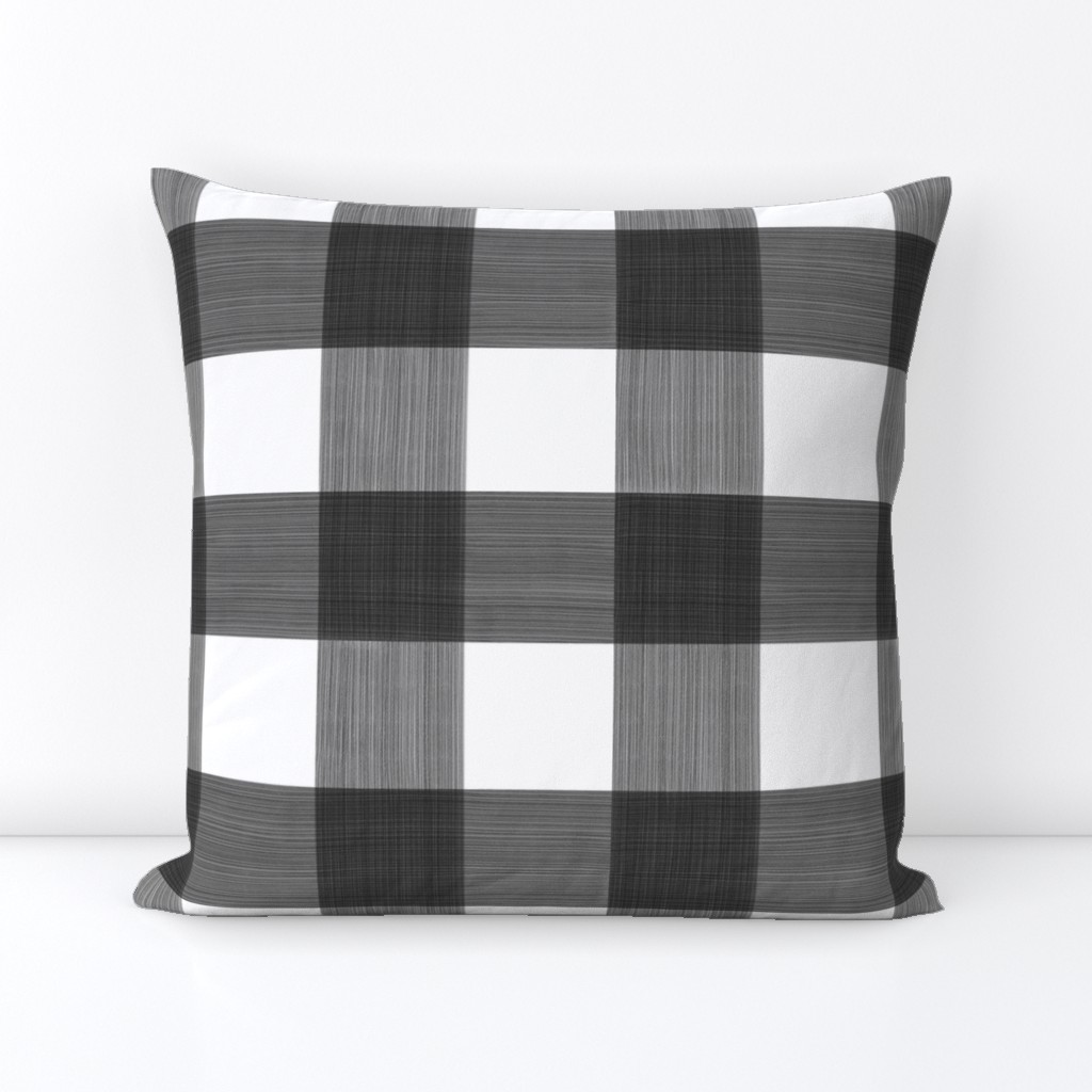 Black 3" Buffalo Plaid 