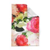 LARGE PRINT Watercolor Roses