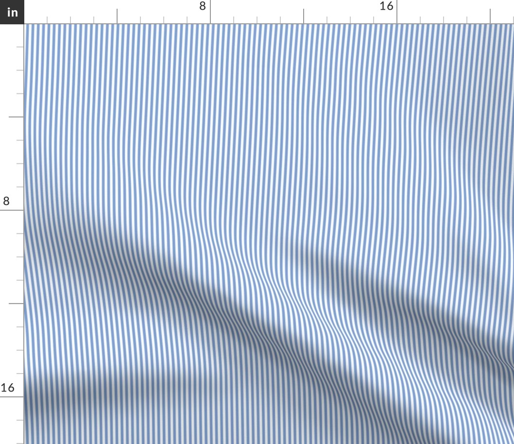 cornflower blue vertical pinstripes