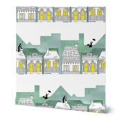 Mary Poppins (border print)