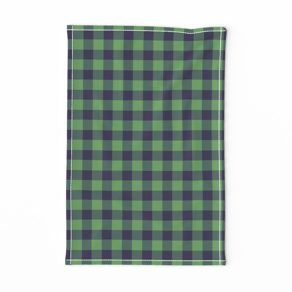 Blue and Green Gingham