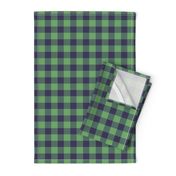 Blue and Green Gingham