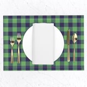 Blue and Green Gingham