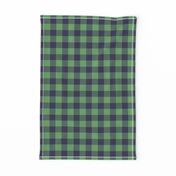 Blue and Green Gingham