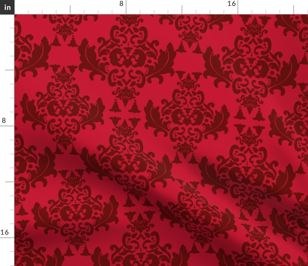 Delicious Damask in Red