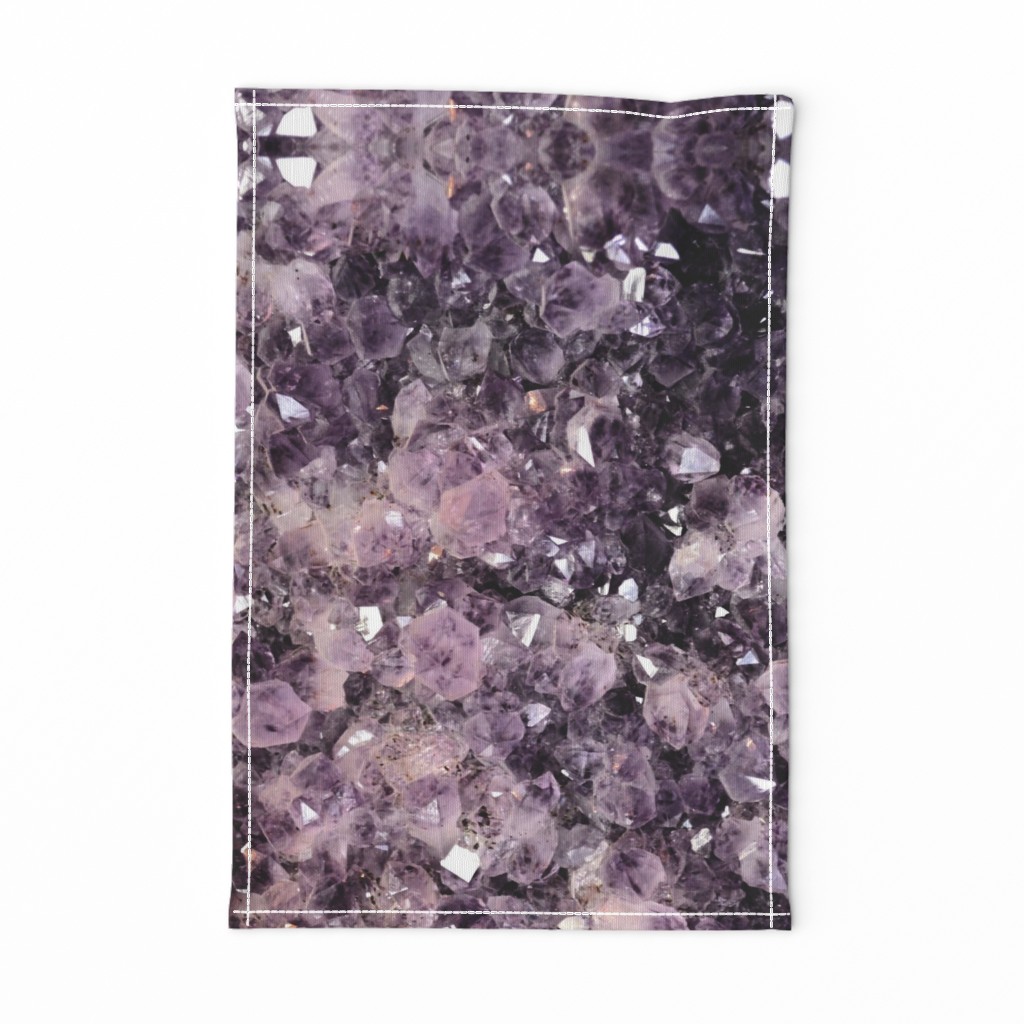 Amethyst Crystals - Large Print