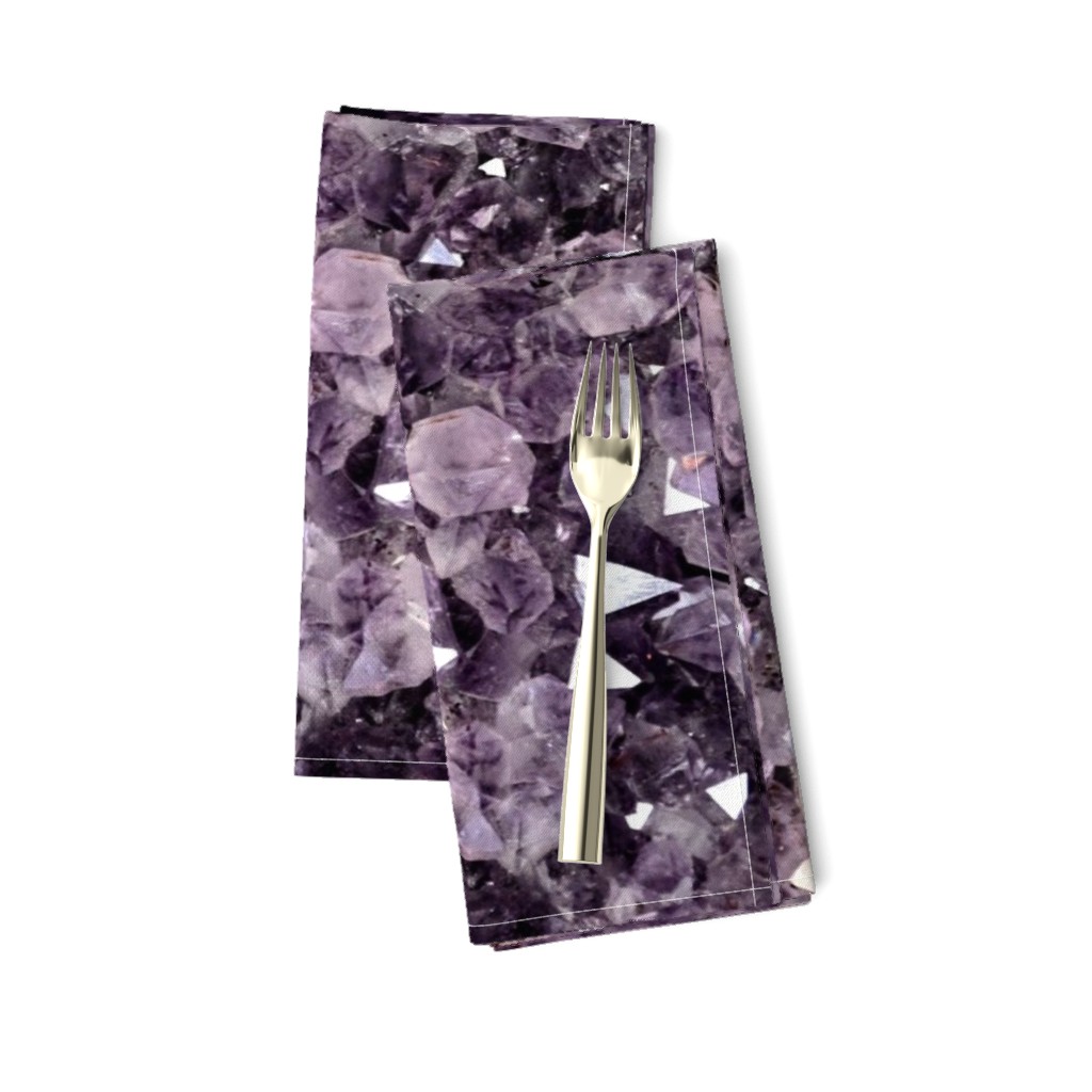 Amethyst Crystals - Large Print