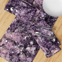 Amethyst Crystals - Large Print