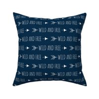 Wild and free arrows - grey/white-ch