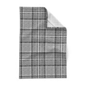 Grayscale Stewart Plaid by Su_G_©SuSchaefer