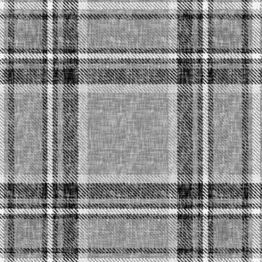 Grayscale Stewart Plaid by Su_G_©SuSchaefer