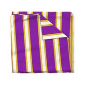 Suffragette Stripes - American - Purple and Gold