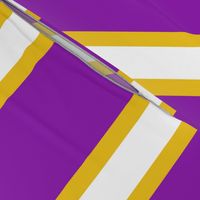 Suffragette Stripes - American - Purple and Gold