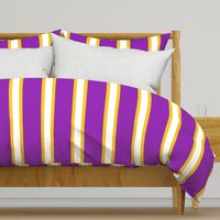 Suffragette Stripes - American - Purple and Gold