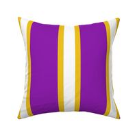 Suffragette Stripes - American - Purple and Gold