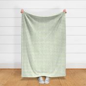 watercolor window pane plaid || greenery