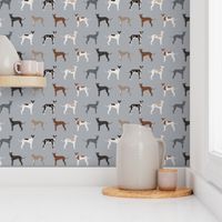 italian greyhound fabric - cute dogs coat colors and markings dog fabric design