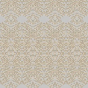 Spider Web (Sienna on Gray)