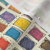 watercolor paint chip grid