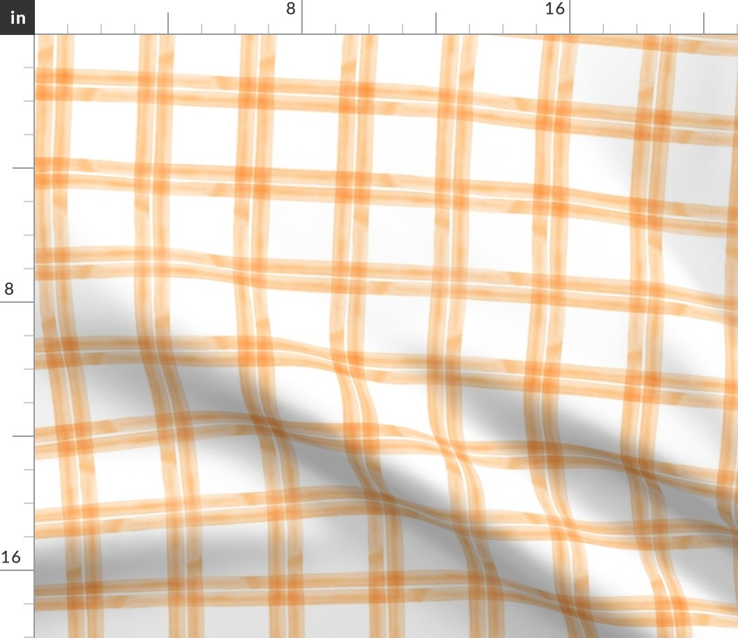 spring plaid || orange double