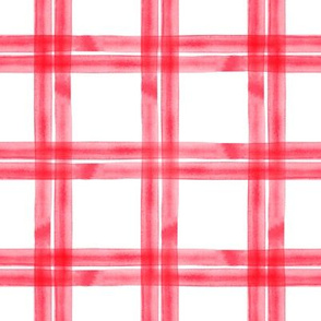 spring plaid || rose red double
