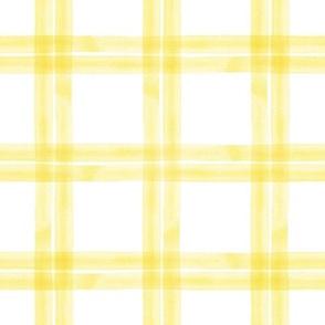 spring plaid || yellow double